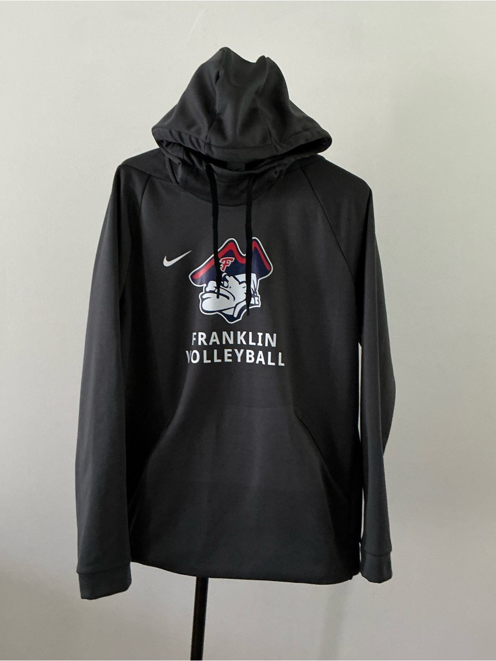 Nike Dri-FIT Men’s Large Franklin Volleyball Hoodie Charcoal Gray